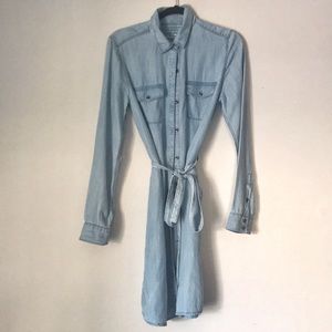 Jean Button-Up Dress Gap